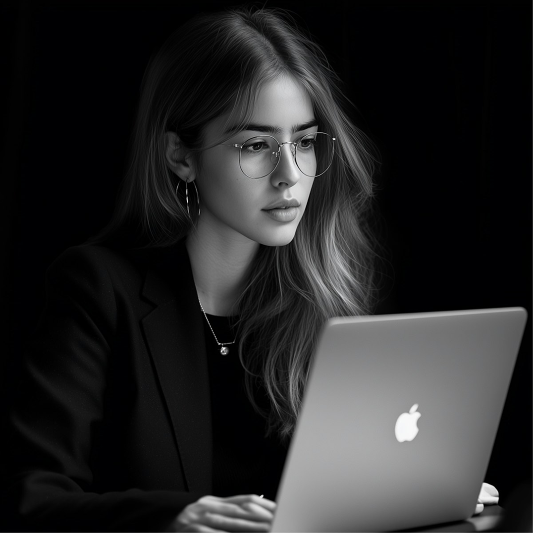 Business Woman on Laptop
